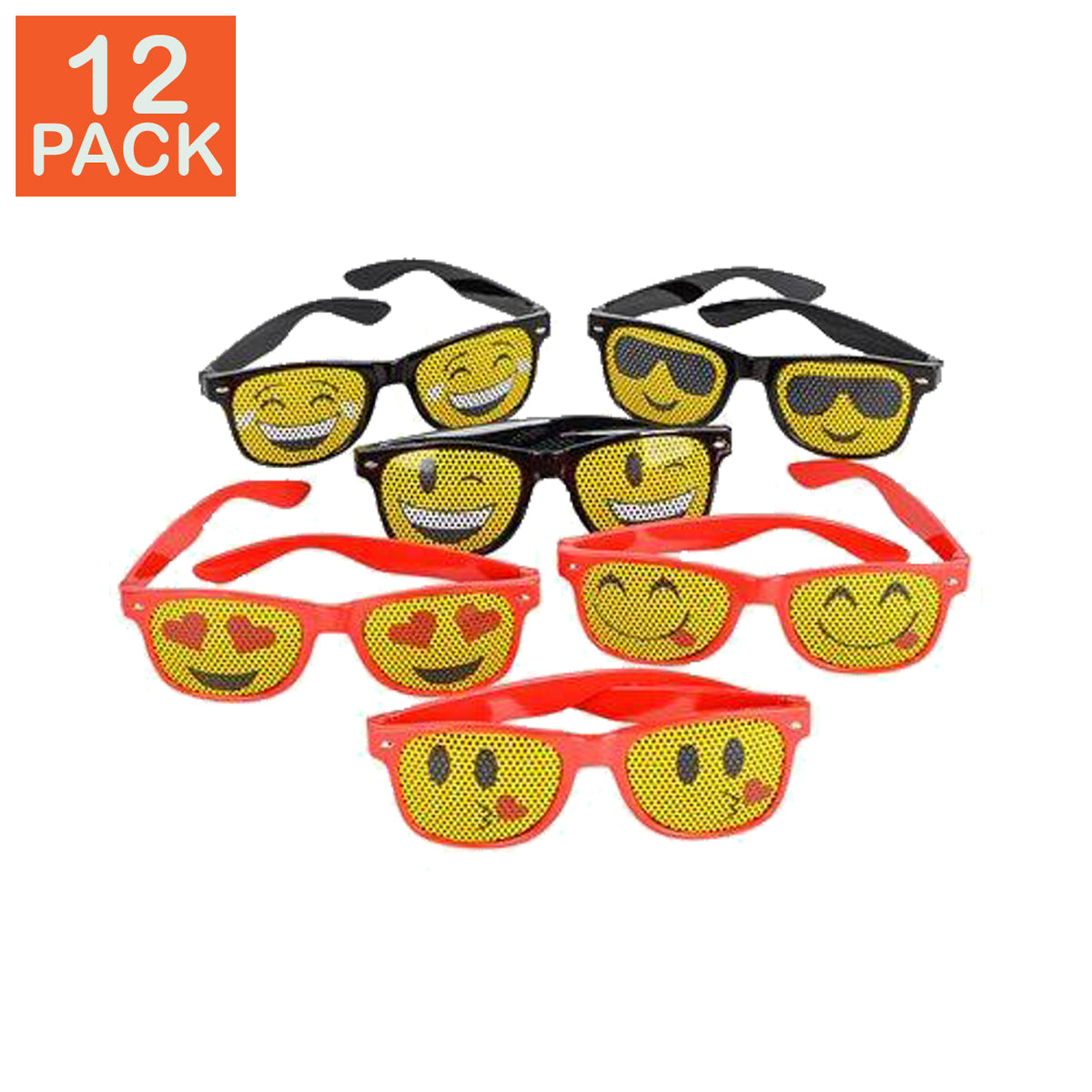 Mesh Emoticon Sunglasses One Way Novelties (Canada) One Way