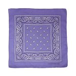 Violet Paisley Bandanas (packing of 12)