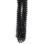 144 perles noires de Mardi Gras