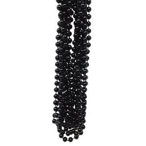 144 perles noires de Mardi Gras