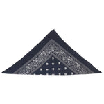 Bandana paisley bleu marine  (paquet de 12)