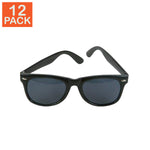 Lunettes de soleil noires Blues Brothers (paquet de 12)